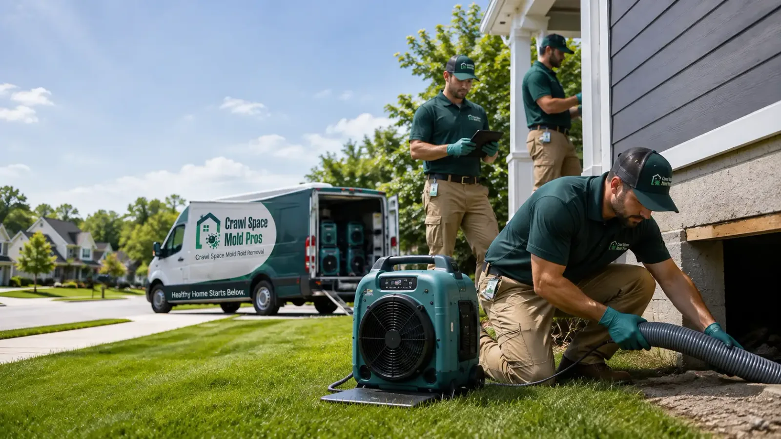 Crawl Space Mold Removal in Thornton, AR